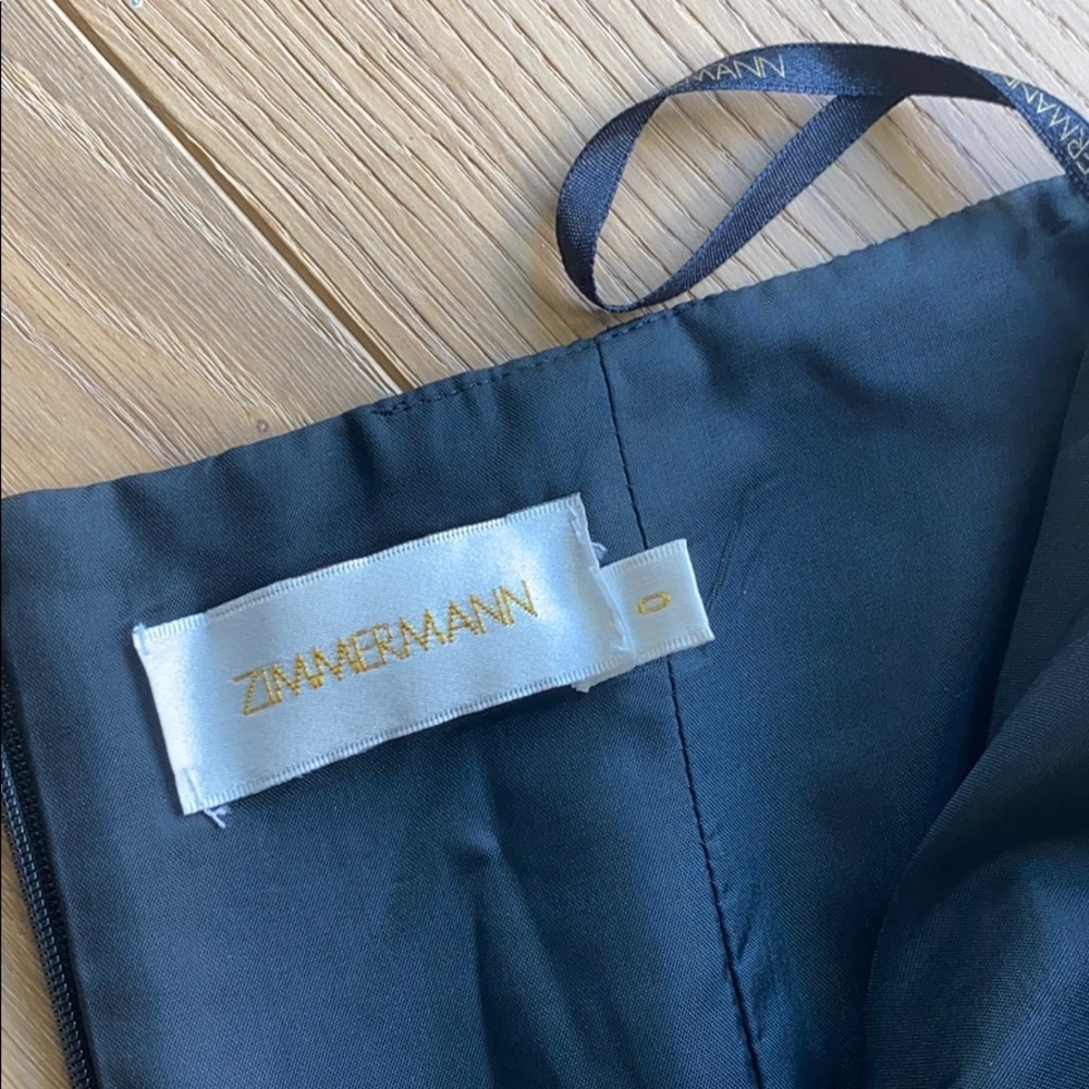 SOLD Zimmerman black strapless size 0 - Picture 5 of 5